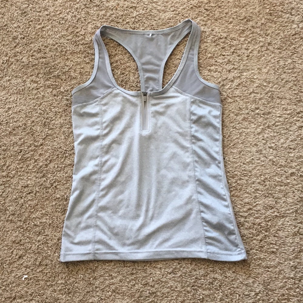 Silver right sport top tank